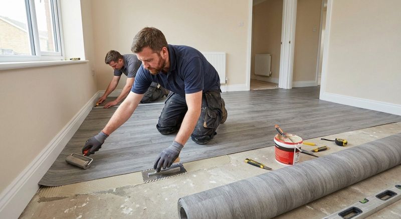 Sheet Linoleum Installation in Atlanta, GA